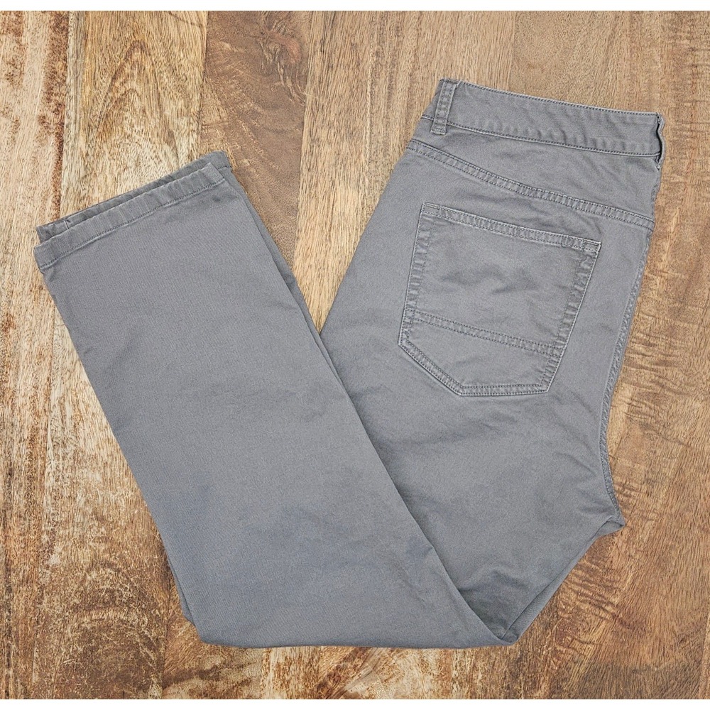 UNTUCKit Straight Fit Pants Men's 34x30 Gray Chinos